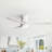 52" Modern Solid Wood Smart Dimmable Ceiling Fan With 3cct Led Lights, 6-speed Reversible Dc Motor, Timer, Remote & App Control-406241631