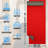 Non-Slip, Dirt-Trapping, Heavy-Duty Utility Runner Rug - (Extra-Long Custom Sizes Up to 55ft) - Absorbent for All-Weather, High-Traffic Entryways, Hallways, Patios & Offices - Red-1975503509