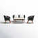 Larry Acacia 4 - Person Patio Conversation Sets with Cushions