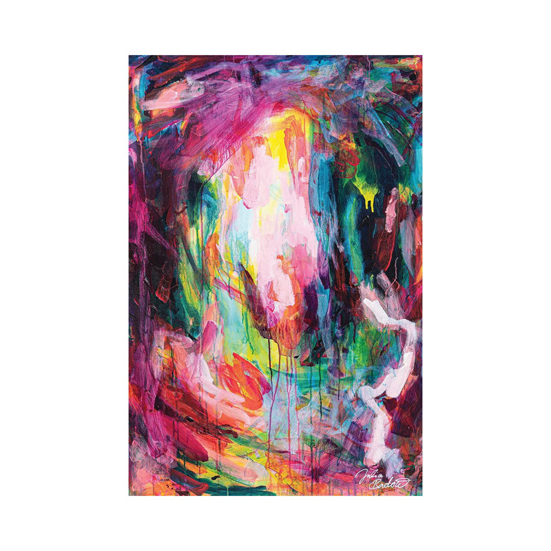 Seoulmate by Julia Badow - Wrapped Canvas Painting, 66.04 cm H x 45.72 cm W x 3.175 cm D
