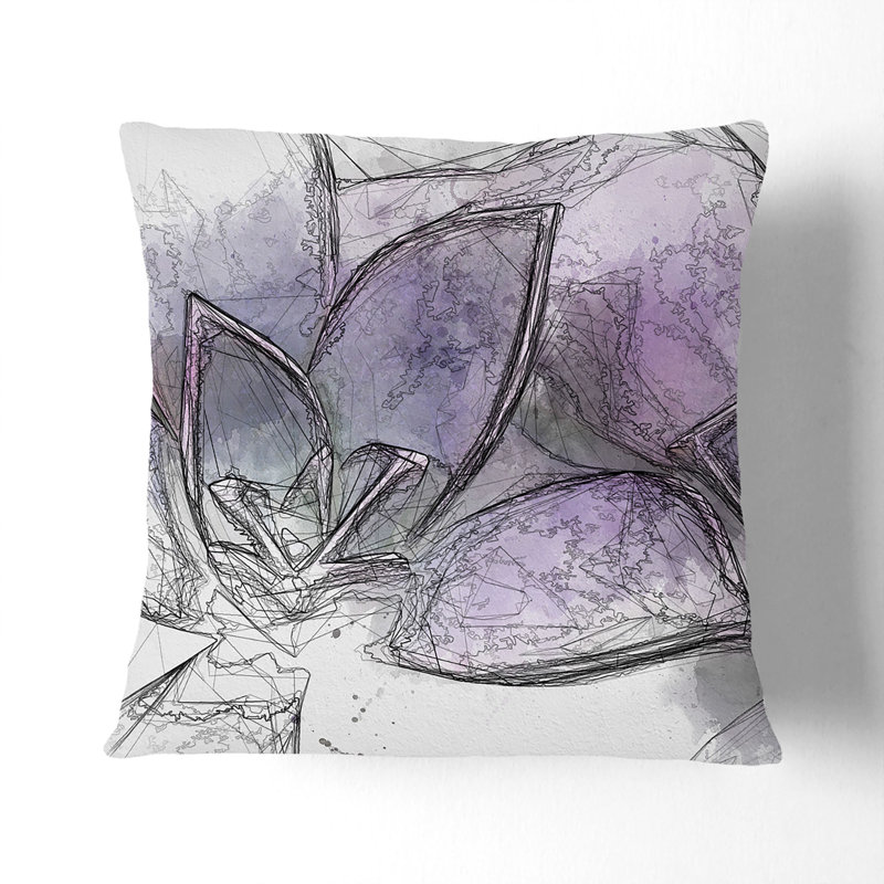 Square Throw Cushion, 55cm H x 55cm W x 20cm D, Black
