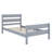 Twin Bed Frame Equipped With Both Headboard And Footboard-957301551