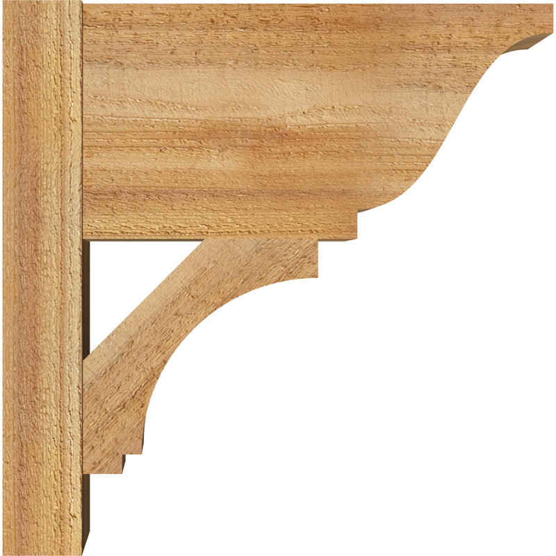 Persienne impériale traditionnelle, Cèdre rouge occidental l 7 1/2 po (lisse), P 14 po x H 14 po