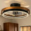 Ventilateur de plafond de style ferme avec lumière DEL Fandelier