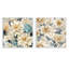 Capucine - Ensemble de 2 collages floraux carrés-101846140-101846142