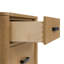 Table de chevet 26 po Dawes en chêne naturel rehaussé