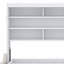 Lit escamotable tout-en-un avec canapé, tablettes de rangement et lumière DEL