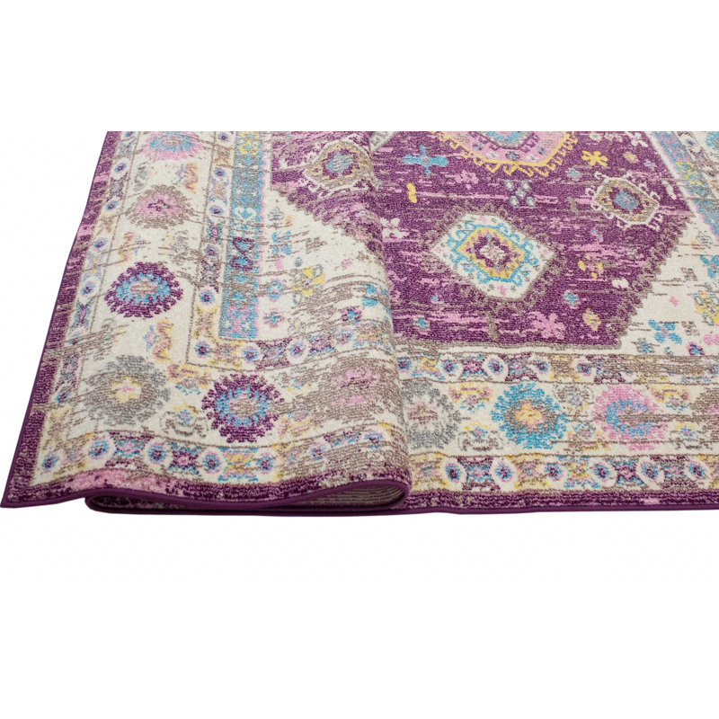 Larrick Oriental Indoor Rug, Rectangle 5'3" x 8'