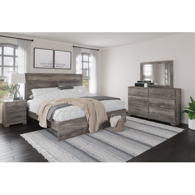 Belachime Panel Bed, Dresser, Mirror, and Nightstand by Red Barrel Studio