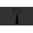 27"H, Table Lamp, Black Resin, Beige Shade, A Sleek Design And Modern Black Resin Triangular Base, Table Lamp