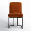 Chaises d'appoint rembourrées en tissu avec base en métal Bende-1473541364