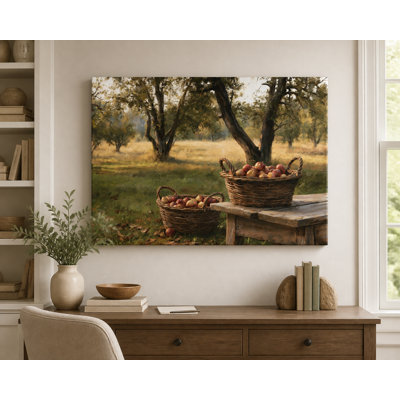 Red Green Apple Basket Orchard Wrapped Ingwer