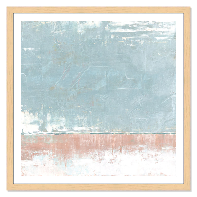 Foundation  Print by Denise Brown, Natural Framed, 42.5" H x 42.5" W