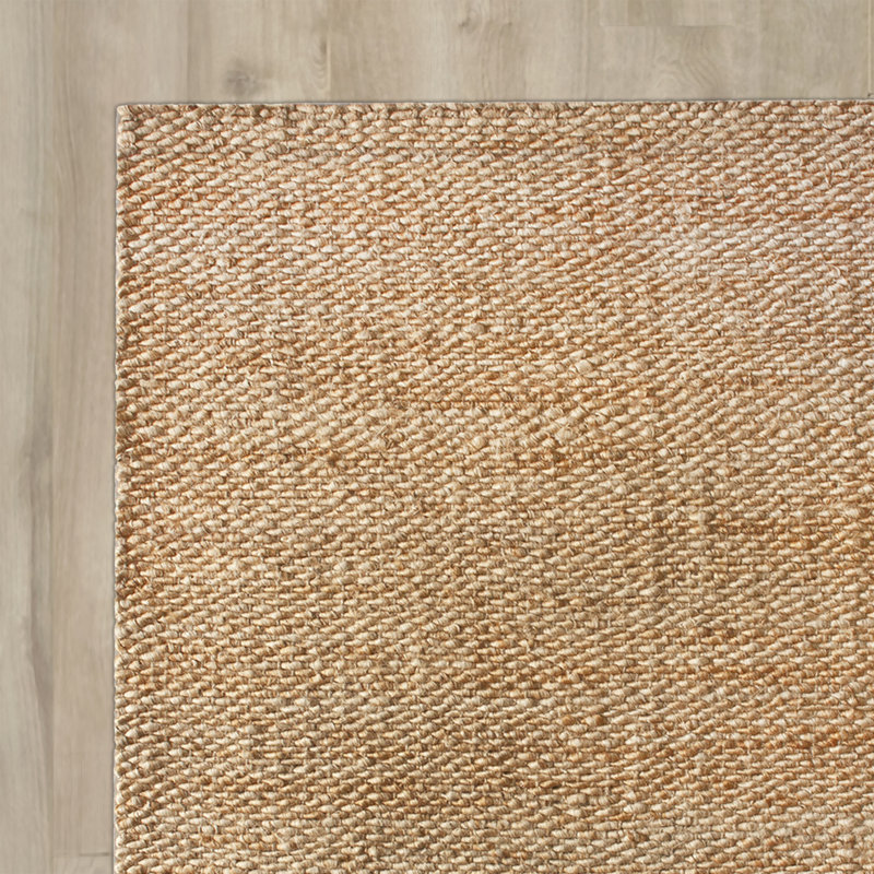 Ira Rectangle Jute / Sisal Hand Woven Area Rug, Rectangle 122 x 183cm