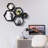 5 Piece Hexagon Floating Shelf