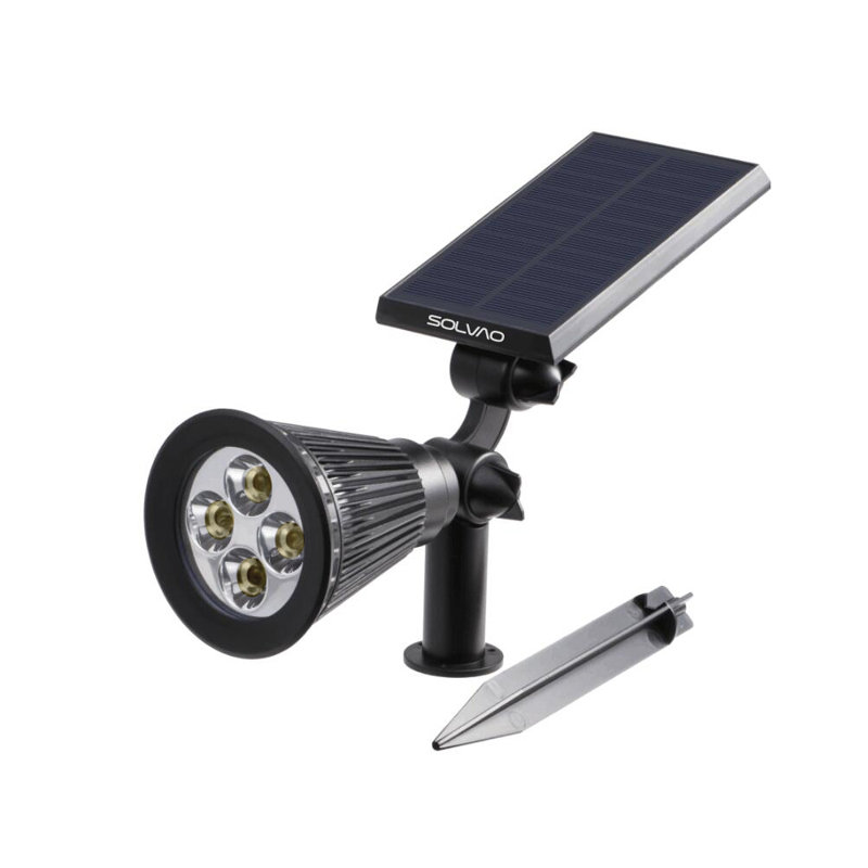 15.94'' Solar Powered Integrated LED Outdoor Floor Lamp