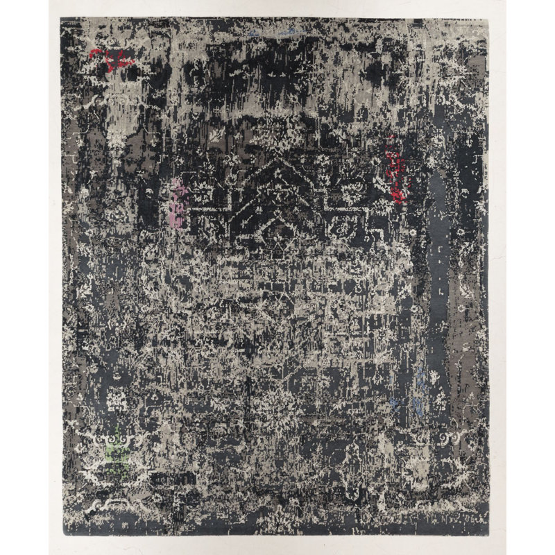 Handmade Cotton and Silk Area Rug