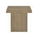 2-piece Square Cocktail Coffee End Table Set, Latte