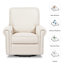 Linden Electronic Recliner and Swivel Glider in Eco-Performance Fabric with USB port-1201666029