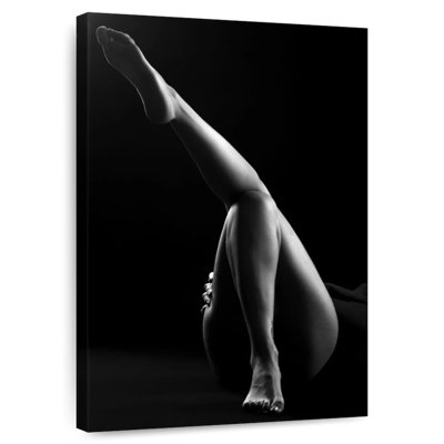 Black And White Nude Woman's Legs II