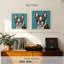 Brampt Sasha Boston Terrier sur sarcelle-109372969