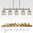 5-Light 63" Width Oversize Kitchen Island Lighting