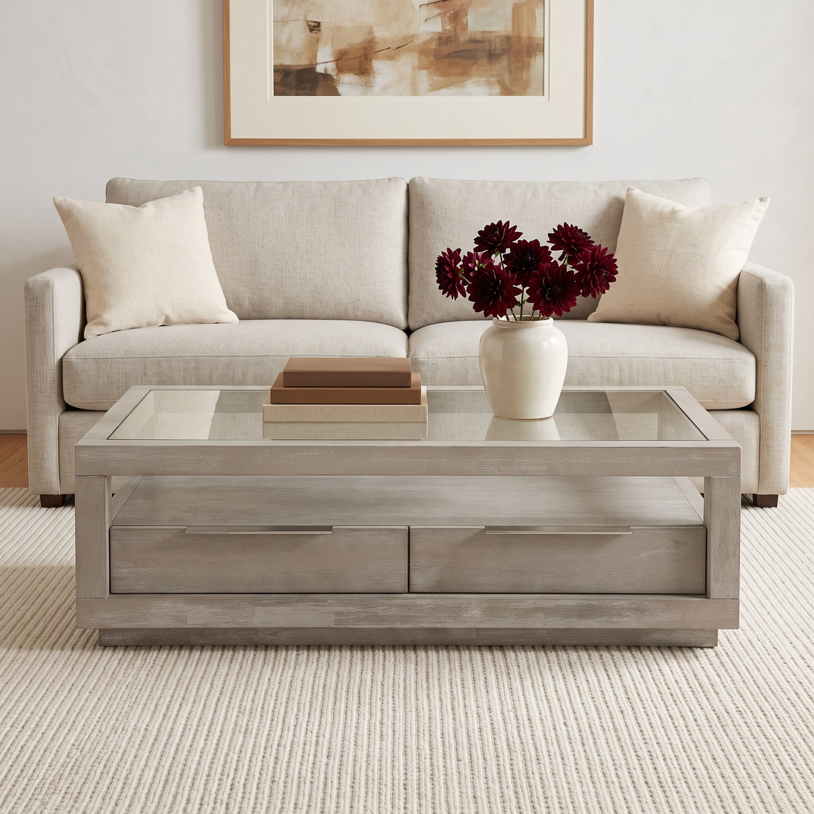 Eloise 54 " Acacia Coffee Table
