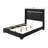 1Pc Contemporary Upholstered Queen Size Bed