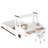 Ginyard Car-Shaped Floor Bed with Storage Drawers, Desk & Window-122581944-122581946
