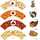 pixnor 48PCS Thanksgiving Cupcake Toppers And Wrappers Cupcake Cake ...