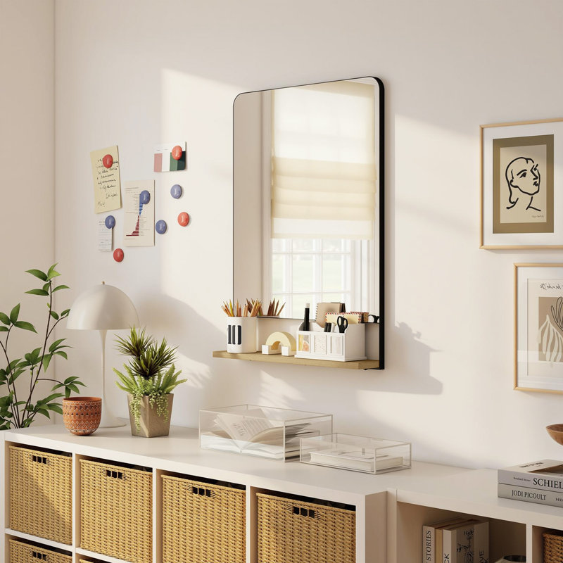Metal Rectangle Mirror, 70cm x 50cm