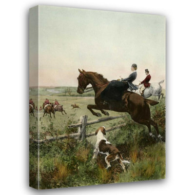 Alcott Hill® Blinks, Thomas Gallery Wrapped Canvas Art Titled: In for a Brush