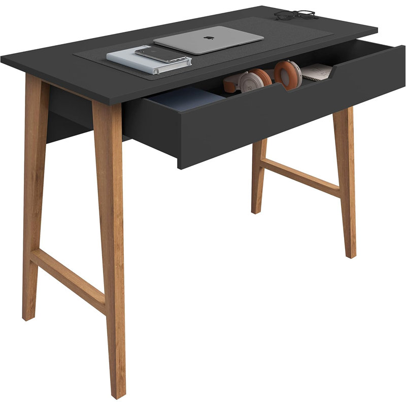 Bureau Vivan, Blanc / Brun