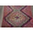 34.6x125.6 Inch Pink Wool Kilim Runner Rug, Patchwork Pattern Rug