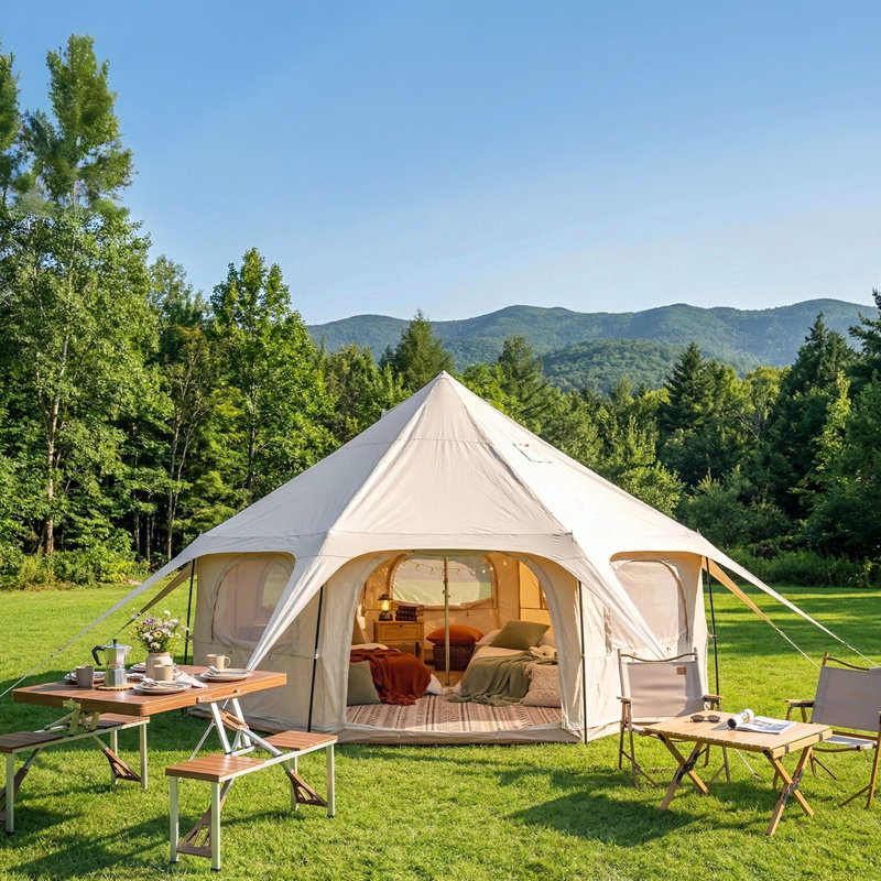 Tentes de camping spacieuses 600d Oxford Bell