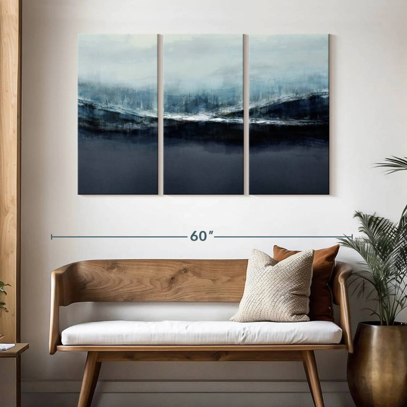 Avery Ascending Blue, 32" H x 50" W