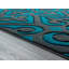 Tapis turquoise / gris Zabala-1830008629