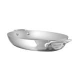 Mauviel M'cook 5-Ply Oval Pan With Cast Stainless Steel Handles