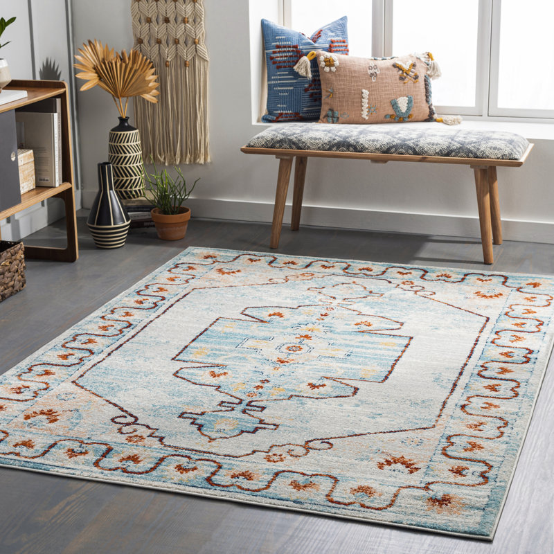 Aldusa Oriental Indoor Rug, Rectangle 5'3" x 7'