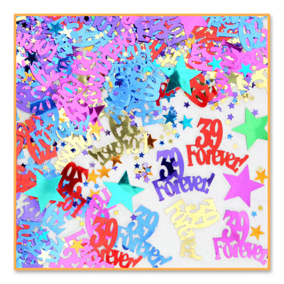 39 Forever! Confetti - Pack of 6