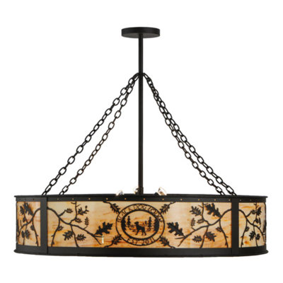 Personalized 13 - Light Drum Chandelier