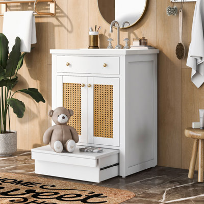 Ensemble de meuble-lavabo simple 17,63 avec plateau Estey