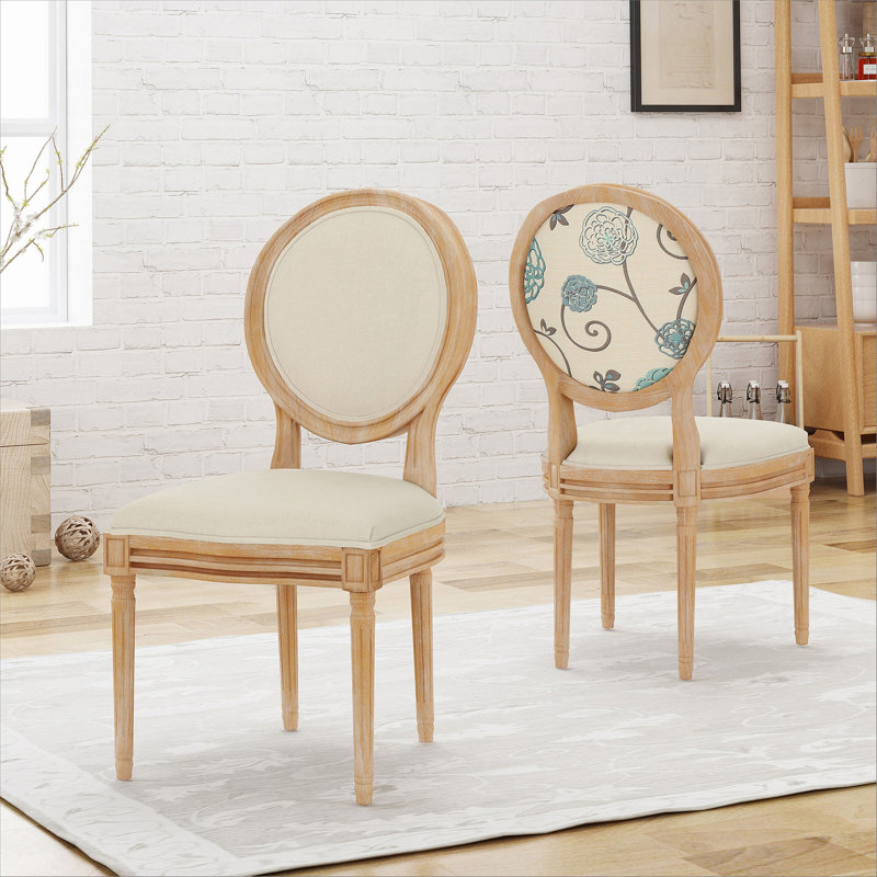 Chaise KD (ensemble de 2), Naturel, Beige