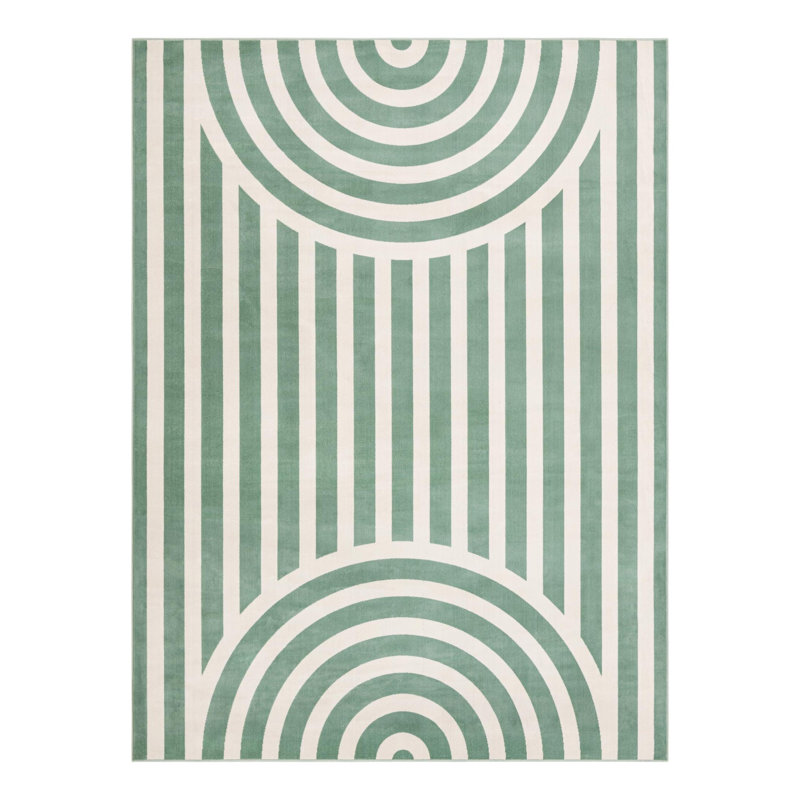 Unique Loom Lines Whimsy Kids Rug, Rectangle 9' x 12'