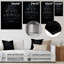 Lustre noir luminescent Aura - lustre en métal, art mural-101153941