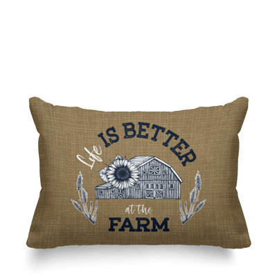 Coussin intérieur / extérieur Hickory Country Farm