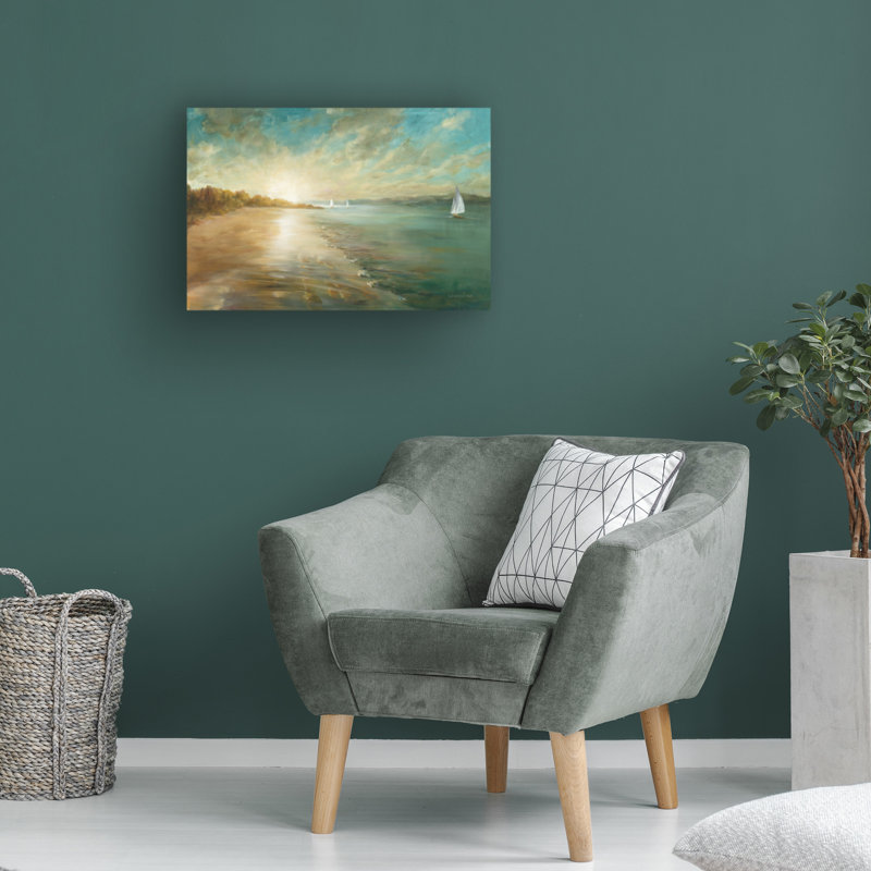 Œuvre sur toile, bol Danhui Nai, H 12 po x l 19 po