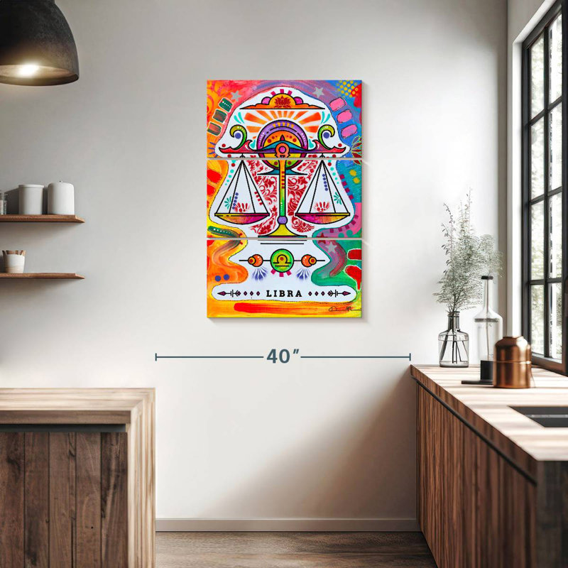 Adella Colorful Libra, 38" H x 24" W