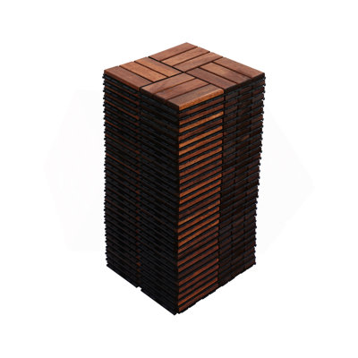 Carreaux de terrasse en bois d'acacia