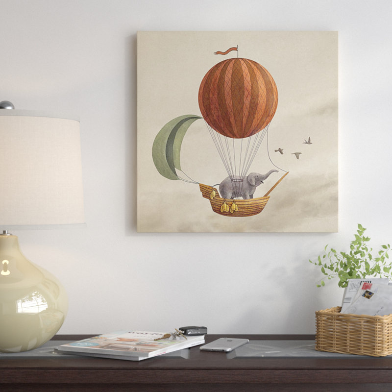 « adventure await », art sur toile, H 12 po x l 12 po x P 1,5 po, Pas de tapis, Toile tendue